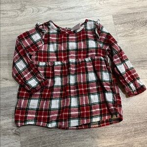Baby girl Christmas Holiday top 18m